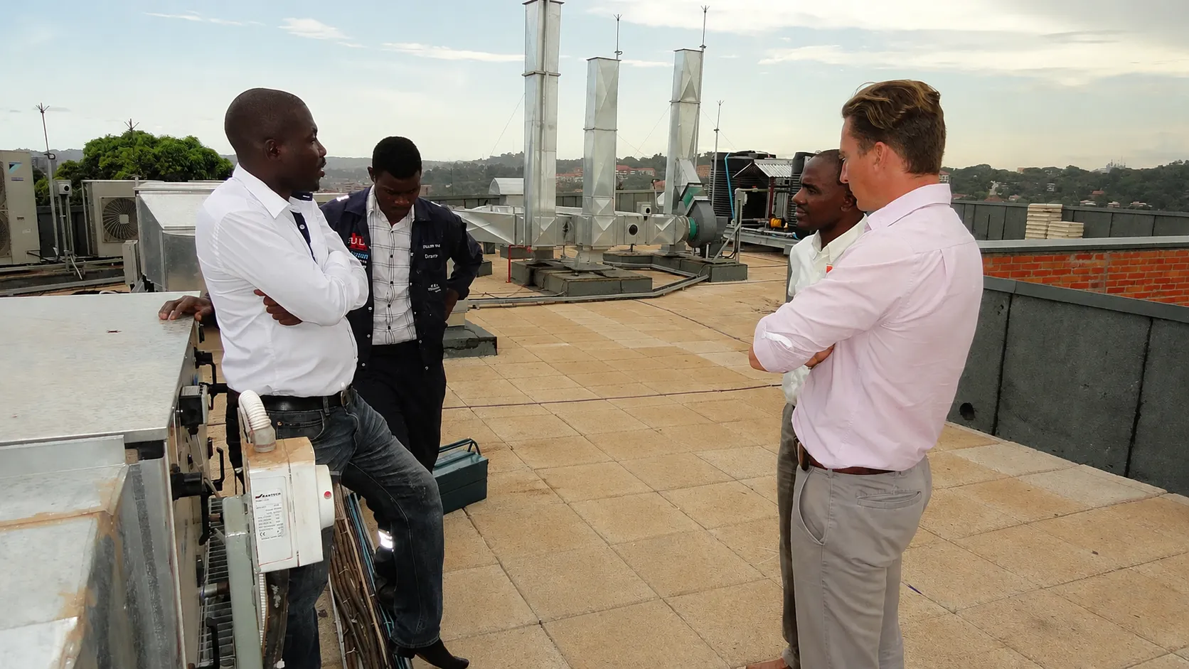 BMP engineering team on site