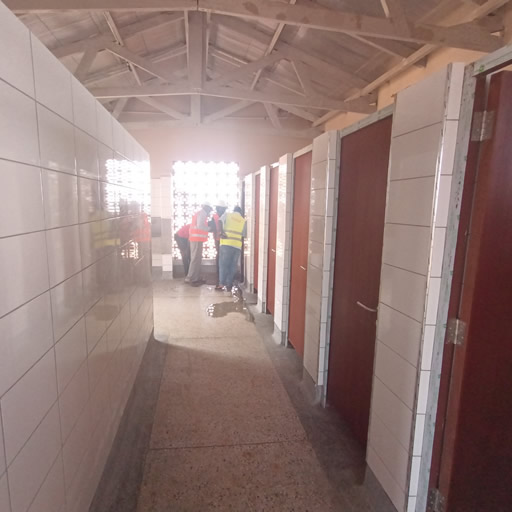 Completed sanitary facilities