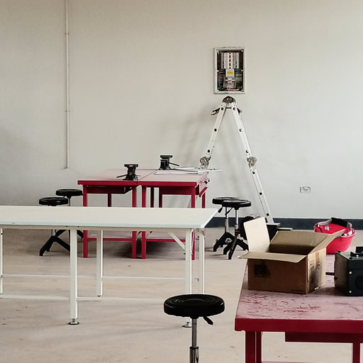 Workshop and technical installation works
